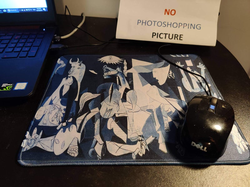 Tina Art 12x10 Inch Picasso Guernica Art Cool Office Mouse Pad Non Slip Rubber Mouse mat - Image 4